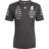 Adidas Functioneel shirt 'Mercedes - AMG Petronas Formula One Team' lichtblauw / zwart / wit