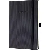 Sigel notitieboek - Conceptum Pure - A5 - zwart - hardcover - 194 pagina's - 80 grams - gelinieerd - SI-CO122