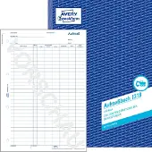 Avery Zweckform boek met opmetingsstaat nr. 1318, 2 vellen blauw papier