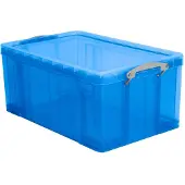 Really Useful Box Kunststof Ladekast 3 x 9L, 1 x 4 l Transparant 30 x 40 x 73 cm