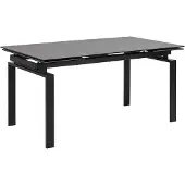 Actona Huddersfield uitschuifbare eettafel staal/glas