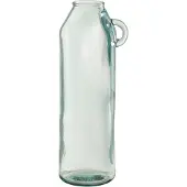 Jline Vaas handvat cilinder gerecycleerd glas large