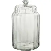 Jline Voorraadpot elia glas transparant large