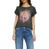 s.Oliver Shirt lichtblauw / donkergrijs / rosa / wit