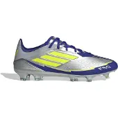 Adidas F50 Messi Pro Gras Voetbalschoenen (FG) Zilver Donkerblauw Geel