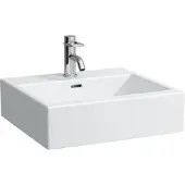 Laufen Living City wastafel 50x46cm 1 kraangat wit