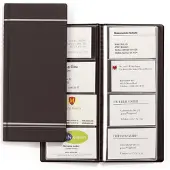 Durable Visifix visitekaartjesboek voor 96 visitekaartjes, antraciet (90 x 57 mm)