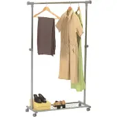 Overig Kledingrek Met 4 Wielen Wit