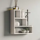Emob Wandplank | 100% Melamine | 18mm Dik | 62x62x18cm | Wit
