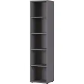 Germania boekenkast 4234-547 grafiet 450 mm (B) X 400 mm (D) X 1970 mm (H)