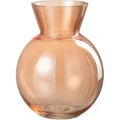 J-Line Vaas lucy glas oranje small