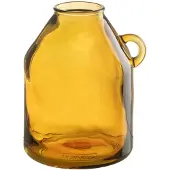 Jline Vaas handvat cilinder glas oker small