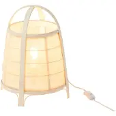 J-Line Lamp rya cotton/bamboo white small