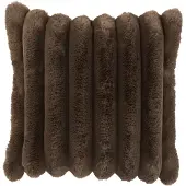 Jline Kussen large corduroy polyester chocolade
