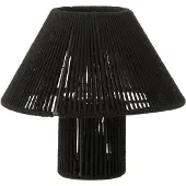 Jline Lamp led metaal/katoen zwart