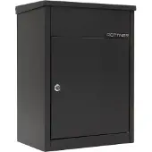 Rottner Pakketbrievenbus Nathan 500 Zwart |53,5x38x25cm|