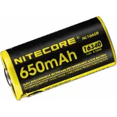 Nitecore NL1665R Button Top accu (3.7 V, 650 mAh, origineel)
