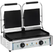 Royal Catering Dubbele contactgrill - glad - 2 x 1.800 W