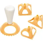 Tescoma 630049, Ravioli-vorm, Kunststof, Wit, Geel, 90 mm