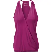 Yogistar Yoga-Racerback V-Neck "ala" - raspberry XS Loungewear shirt YOGISTAR