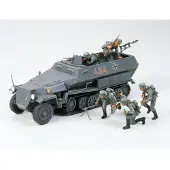 Tamiya Modelbouwpakket Auto - 35020 WWII Sdkfz.251/1 Halft. Hanomag Plastic - 1:35 - Modelbouw