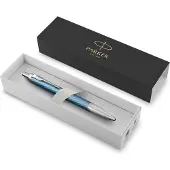 Parker Stylo à bille IM Premium Bleu et Gris