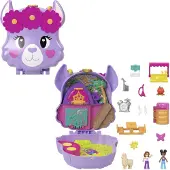 Polly Pocket Lama koffer - Speelfigurenset