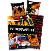 Herding Kinderovertrekset Brandweerman Sam met brandweerman motief (2-delig)