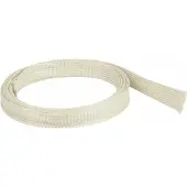DeLOCK Braided Sleeve made of nomex fibers 2 m x 15 mm white
