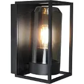 Nordlux Wandlamp Griffin E27 zwart IP44 - 4800905
