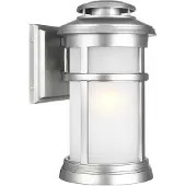 Elstead Lighting LED Wand Buitenlamp Newport | 1X E27 Max 60W | IP44 | Dimbaar | Painted Brushed Steel
