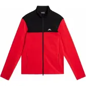 J.Lindeberg Skipully Men Banks Mid Layer Fiery Red-XL