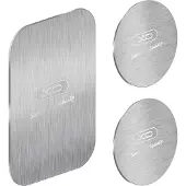 XO , 3x Adapters Magnetische Autohouder Metalen Plaatjes, Zilver