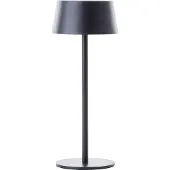 Brilliant Zwarte Design Tafellamp Picco Op Batterij