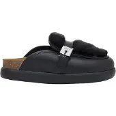 Scholl Klomp Women Kendall Synthetic Fur Gr Black-Schoenmaat 37