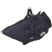 vidaXL Hondenjas met harnas waterdicht reflecterend marineblauw L52