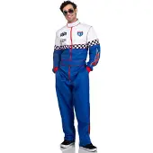Leg avenue - Speedway Racer Jumpsuit Kostuum - L - Multicolours