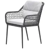 Garden Impressions Stapelstoel Toledo - Rope - Dark Grey -