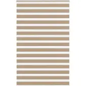 vidaXL Zebra Blind 145x200 cm stofbreedte 140,9 cm polyester zandbruin