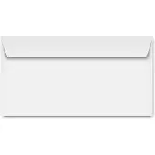 Clairalfa enveloppen DL 110x220mm wit venster rechts 35x100mm 250 stuks