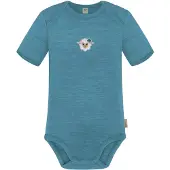 Normani Rompertje/body 'Tauranga' blauw / gemengde kleuren