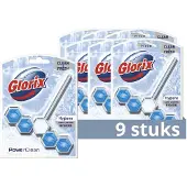 Glorix 9x Toiletblok Power Clean Hygiëne