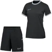 Nike Academy 25 Trainingsset Dames Zwart Grijs Wit