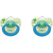 Nuk Classic | Kikker | siliconen fopspenen | 2st. set | 18-36 maanden