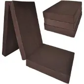 Viking Choice Logeermatras Extra Dik Bruin - Opvouwbaar Camping Matras 195x80x15 cm