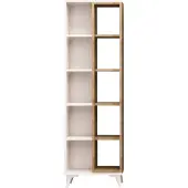 Homitis Boekenplank - Wit - 50 x 162 x 25 cm