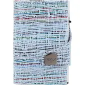 Tru Virtu Click & Slide creditcard etui RFID leer 6,5 cm blauw