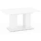 Vicco Eettafel Dix, Wit, 140-180 x 90 cm