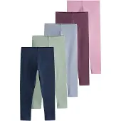 Next Leggings marine / pastelgroen / cyclaam / rosa