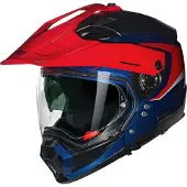 Nolan N70-2 X Convinto 344, modulaire helm ,Blauw/Rood/Wit/Zwart ,XL